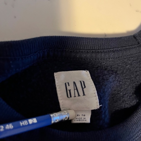GAP XL navy blue sweatshirt - Picture 2 of 3